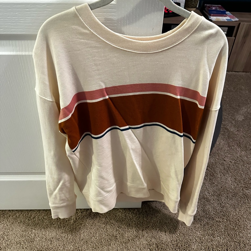Striped sweatshirt